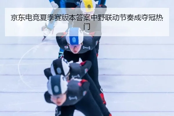 京东电竞夏季赛版本答案中野联动节奏成夺冠热门